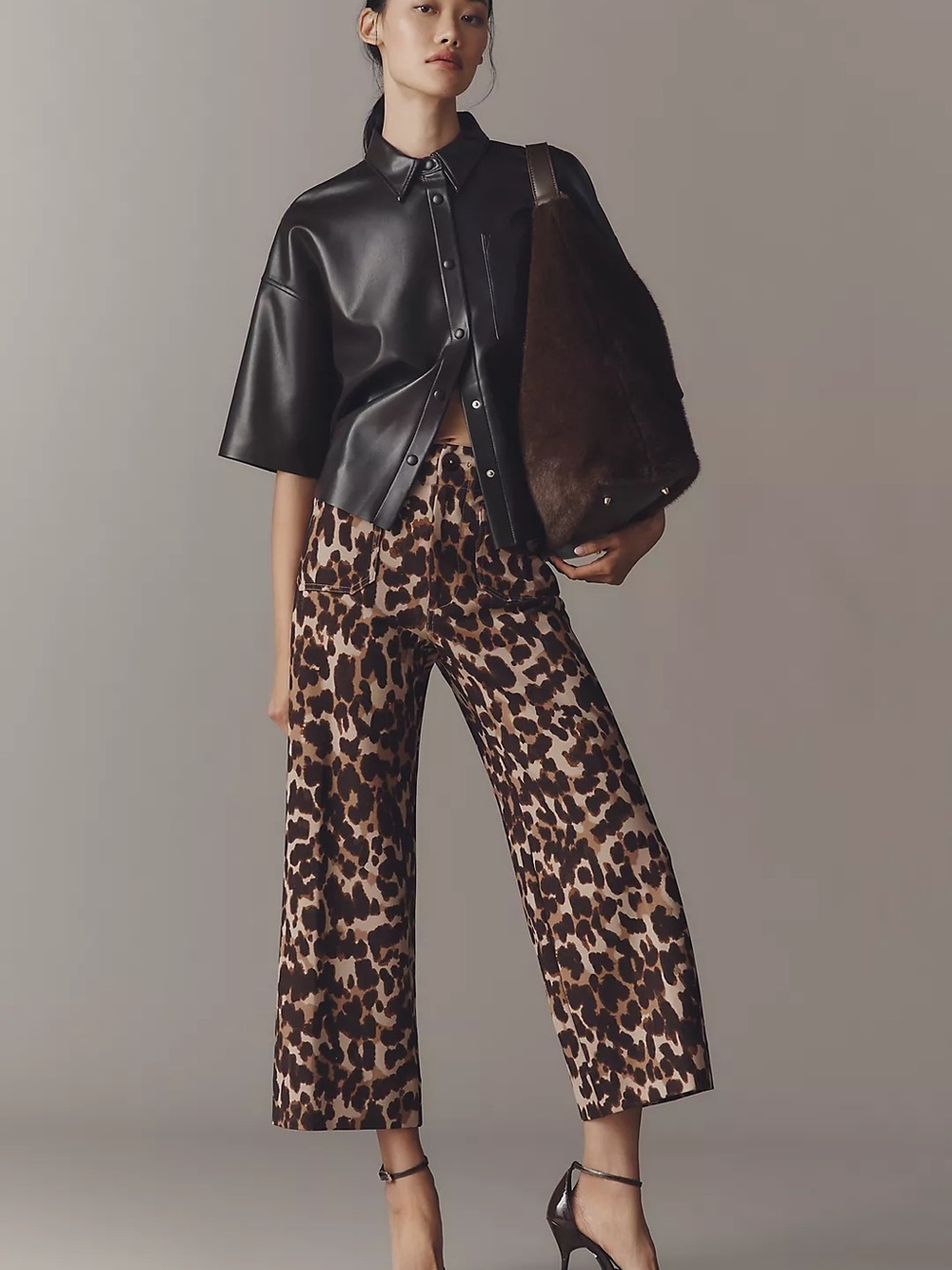 Anthropologie Maeve The Collette Wide Leg Crop Pants